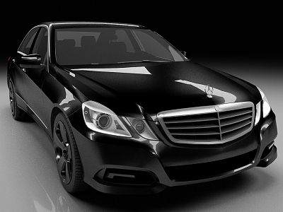 Mercedes Benz eclass sedan car luxury car 3d model