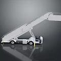 Pick-up table Pick-up base Mobile iron frame Mobile iron ladder Mobile ladder Competition watch frame Outdoor goods 3d model