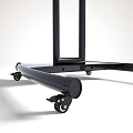 Iron Art TV Stand Modern Design With Adjustable Frame And Mobile Floor Mount
