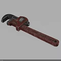 Red Adjustable DEWALT Wrench Professional Hardware Tool For Home Repair