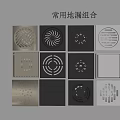 Common floor drain combination deodorant floor drain washing machine floor drain 3d model