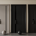 Entry door 3d model