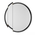 Mirror Lee Broom Split Mirror Round Cutting Mirror Round Mirror 3d model