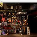 Nostalgic Retro Store Display With Movie Props Vintage Decorations And Balloons