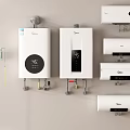 Midea Daily Electrical Appliances Various Water Heater Models With Temperature Display And Wall Mounting
