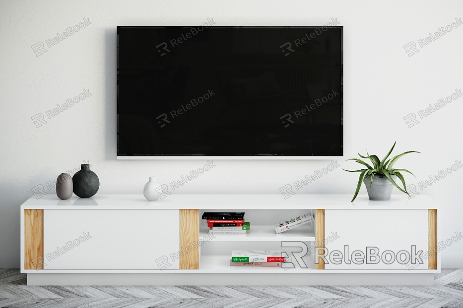 Modern TV Cabinet TV Cabinet TV Decoration Combination model