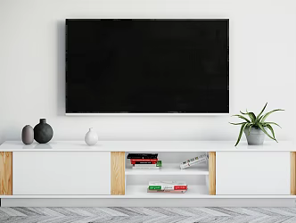 Modern TV Cabinet TV Cabinet TV Decoration Combination 3d model