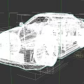 Modified Orange Nissan Sports Car With Wide Body And Alloy Wheels