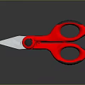 Scissors office scissors paper scissors realistic model 3d model