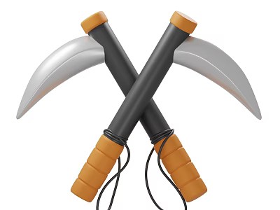 Cartoon weapons Modern weapons 3d model