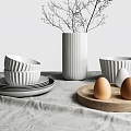 Tableware combination 3d model