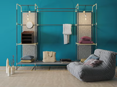 Modern Storage Rack Hanger 3d model