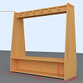 Wooden Shoe Cabinet With Top Hooks And Storage Shelves For Home Organization