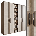 Decorative Wardrobe Decorative Cabinet 3d model