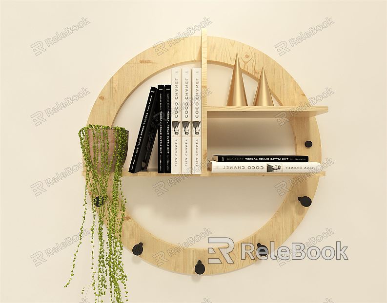 Modern Wall Rack Round Wall Rack model