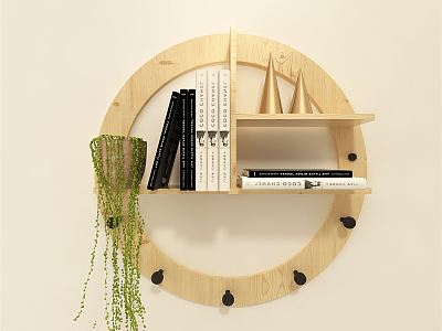 Modern Wall Rack Round Wall Rack model