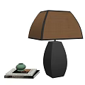 Quiet ancient style table lamp 3d model