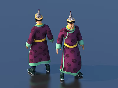 Character Man Minority 3d model
