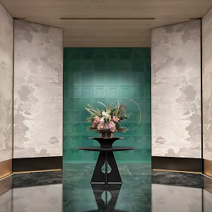 Modern Lobby Floriculture 3d model