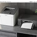 Modern Printer Simple Office Printer 3d model