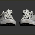 Modern Shoes Board Shoes Cloth Shoes Canvas Shoes 3d model