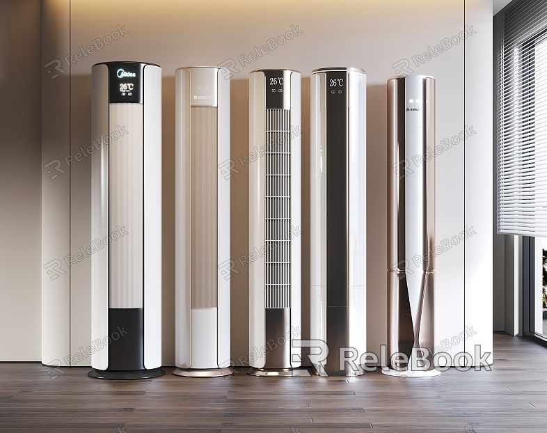 Modern air conditioning vertical space combination model