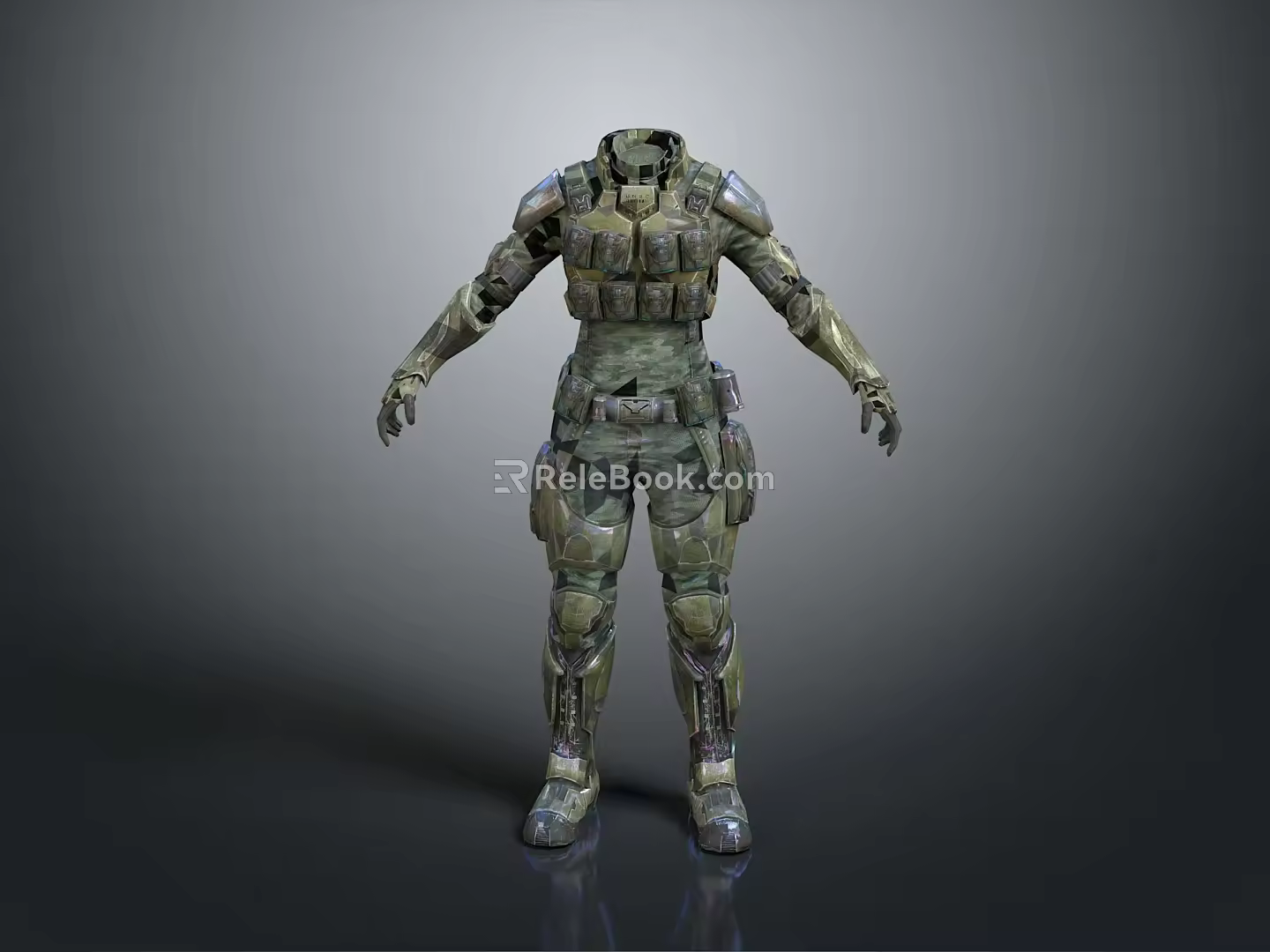 Sci-Fi Armor Alien Armor Sci-Fi Armor High-Tech Armor Futuristic Armor Alien Warrior Armor 3d model
