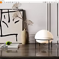 Modern Table Lamp Metal Table Lamp Combination 3d model