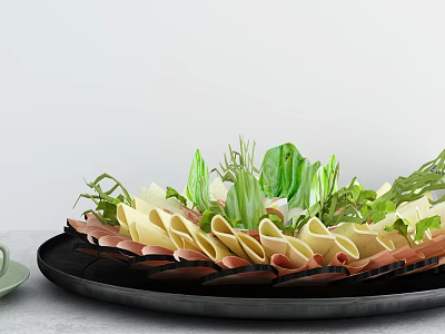 Modern Food Drink Fruit Tea 3d model