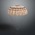 Outdoor Living Parachute Equipment with Camouflage Pattern and Sturdy Suspension Lines