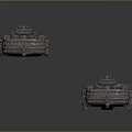 Two Cosmic Space Station Modules With Detailed Aerospace Structure Design Elements