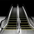 Modern Elevator Automatic Escalator 3d model