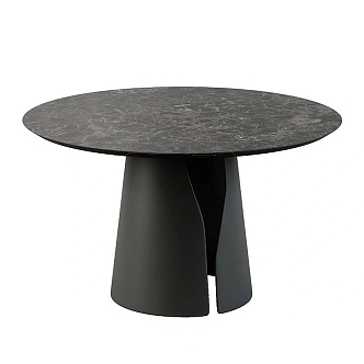 Simple marble dining table 3d model