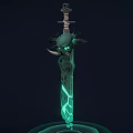 Sword Cartoon Sword Style Sword Shiny Sword 3d model