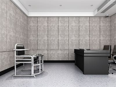 Modern Interrogation Room Public Security Bureau Interrogation Room Interrogation Room Interrogation Room 3d model