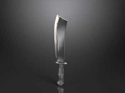 High Quality Stainless Steel Kitchen Knife With Ergonomic Handle Design 3d model