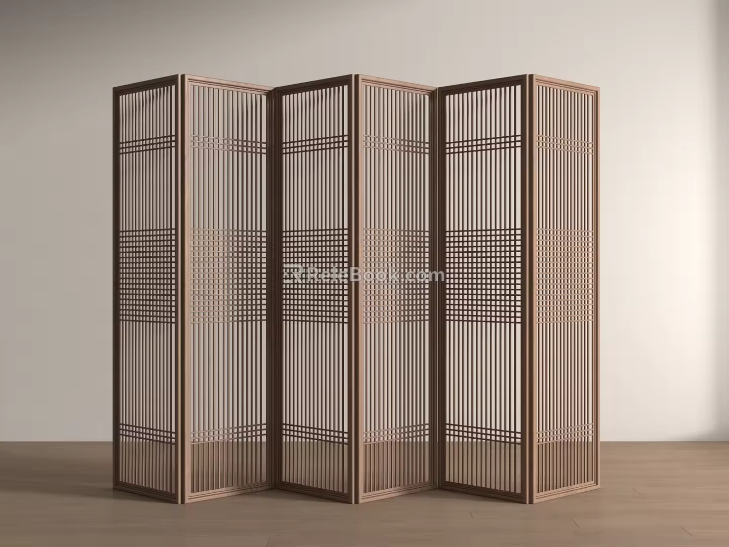 New Chinese Screen New Chinese Screen Partition 3d model
