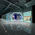 Modern Hi Tech Amusement Park Featuring Interactive Games Colorful Lights And Fun Facilities