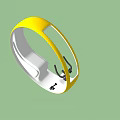 Futuristic Concept Car Featuring Circular Yellow And White Design With Seat And Handlebar Controls