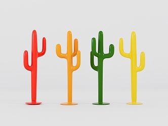 Cactus hanger floor hanger 3d model