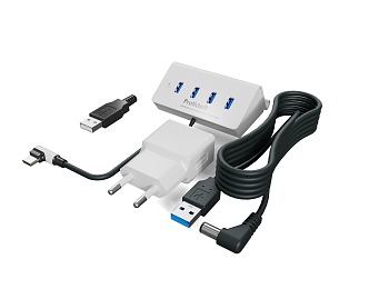 Data Cable Docking Station Charging Cable USB Charger Power Cable Hub 3d model