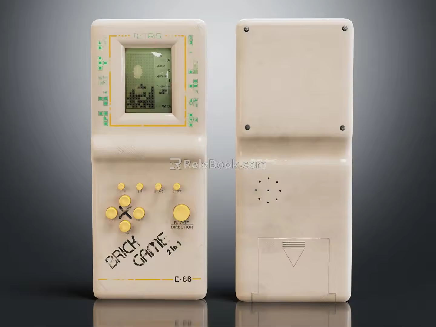 Modern game console handheld game console 3d model