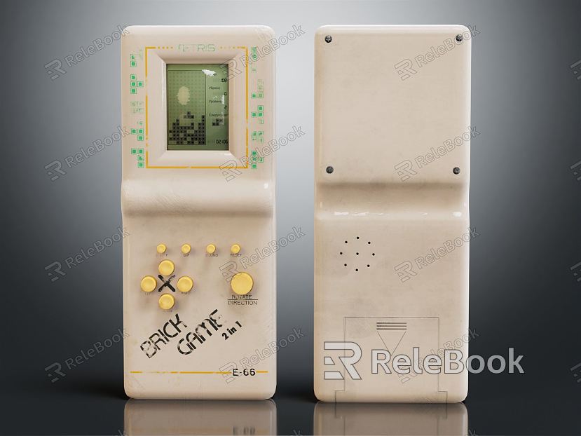 Modern game console handheld game console model