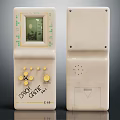 Modern game console handheld game console 3d model