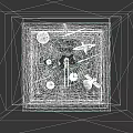 Cosmic Space Exploration Artwork With Planets Satellite Rocket And Spacecraft