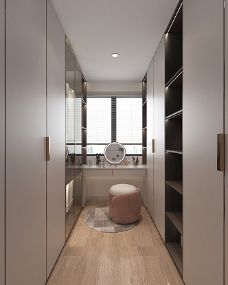 Modern Cloakroom 3d model