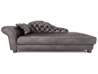 European-style chaise longue sofa 3d model