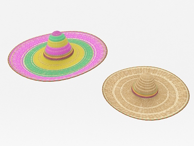 Modern hat 3d model