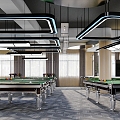 Billiard room 3d model