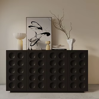 Modern Entrance Cabinet 3d model